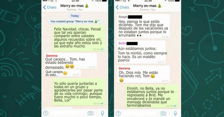 Agregó a todas sus EXNOVIAS a un grupo en Whatspp y se volvió una locura; ¡Así terminó esto..!