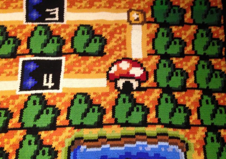 Mario 3, color púrpura