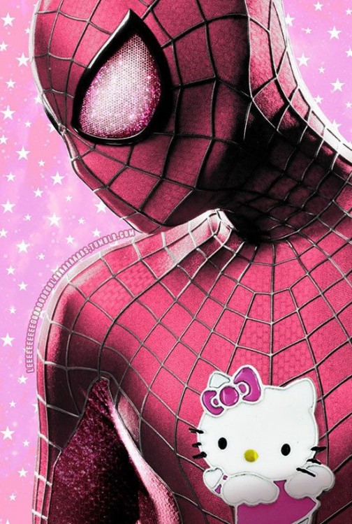 Spiderman de Hello Kitty