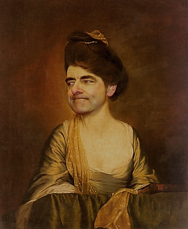 Pinturas de mr Bean de rodney pike