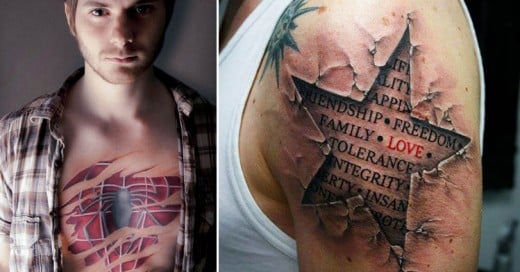 35 tatuajes en 3D que van más allá de la realidad