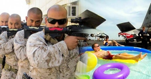 20 fotos que demuestran cómo se divierten los soldados en su tiempo libre