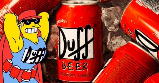 "Los Simpsons" sacarán a la venta la cerveza Duff oficial