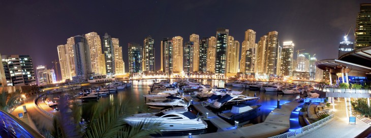 dubai marina noche yates