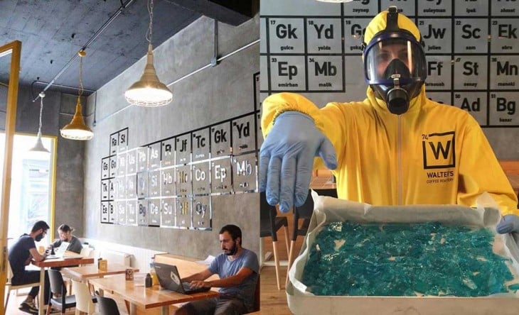 Admirador de Breaking Bad abre una cafetería de la serie 