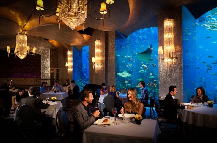 restaurante hotel atlantis acuario