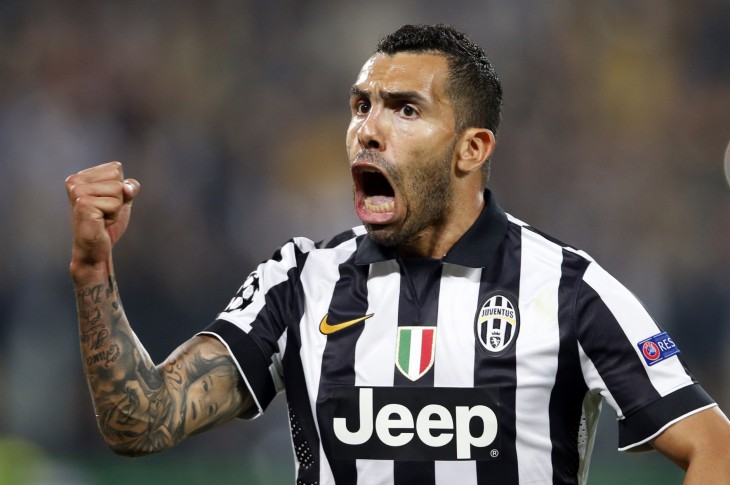 carlos tevez liga de campeones 2015