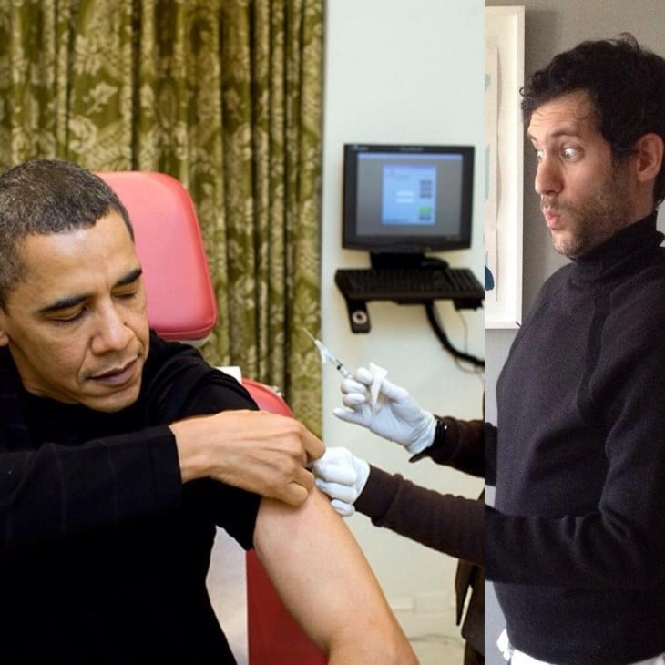 Artista Jon Burgerman photoshop Barack Obama