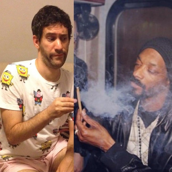 Artista Jon Burgerman photoshop Snoop Dogg