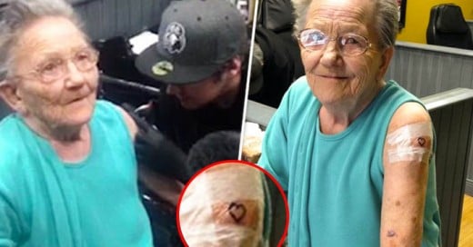 Abuela de 79 años escapa de asilo para tatuarse ¡Por primera vez!