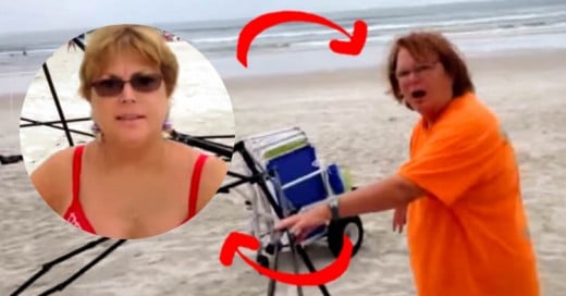 Así reaccionaron dos señoras cuando las descubrieron robando en la playa