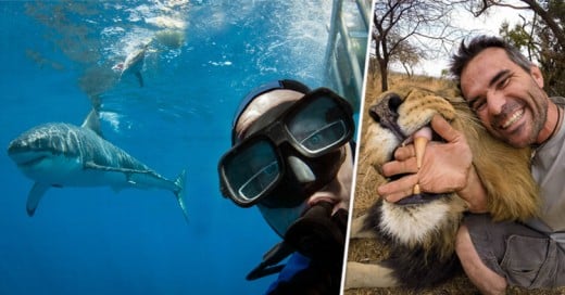 ¡Las 15 selfies más extremas con animales salvajes!