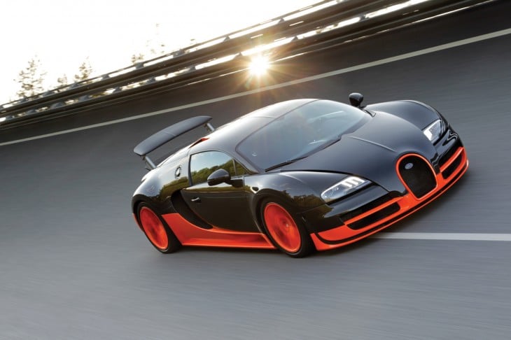 veyron super sport en pista