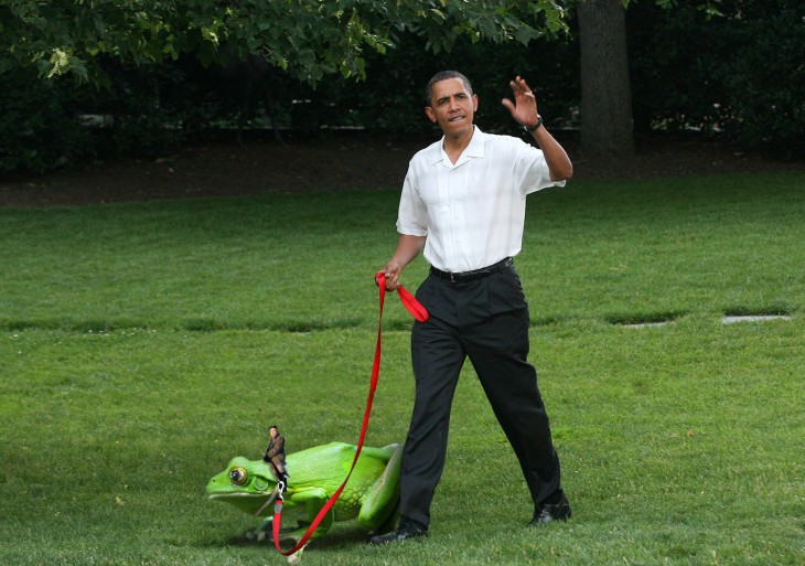 Internet trollea a Putin dentro de su batiscafo con una batalla de Photoshop obama