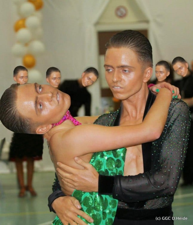 El gracioso rostro de este bailarín es el más photoshopeable