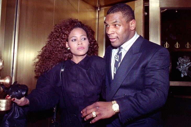 mike tyson y su esposa robin givens