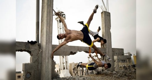 Urban bodybuilding es la nueva tendencia en Gaza