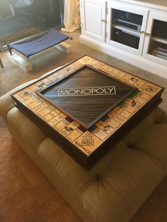 tablero de monopoly para pedir matrimonio