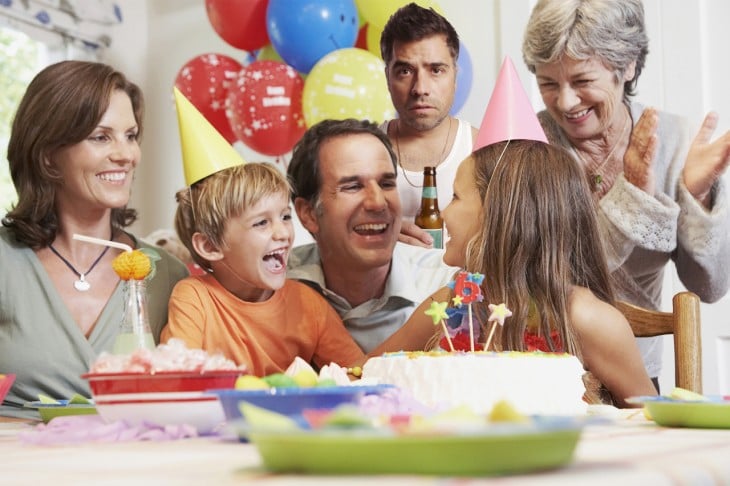 photobomber en una fiesta infantil