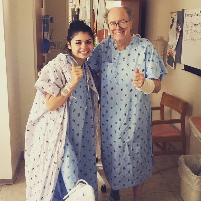 Mariana Villareal y Don en el hospital