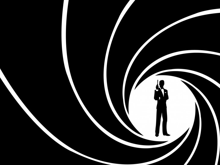 007 james bond vista clasica desde pistola