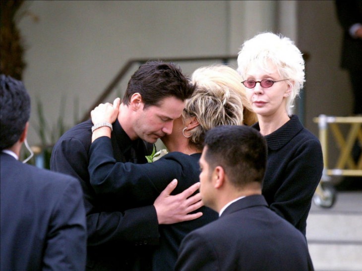 Keanu Reeves funeral de su novia