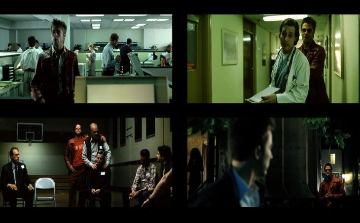 tyler durden cuadros subliminales en la pelicula fight club