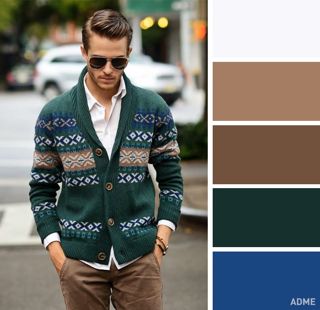 Combinacion De Colores En Ropa De Hombre