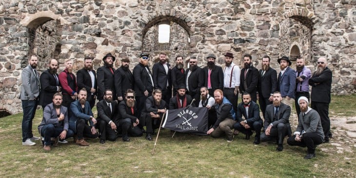 foto de miembros de The Bearded Villains