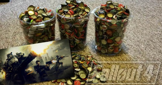 Este chico consiguió el 'Fallout 4' con ¡2 mil 240 tapas de refresco!