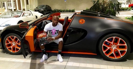 Floyd Mayweather Jr. gasta 3.5 Millones de Dólares en su nuevo Bugatti Veyron Grand Sport Vitesse