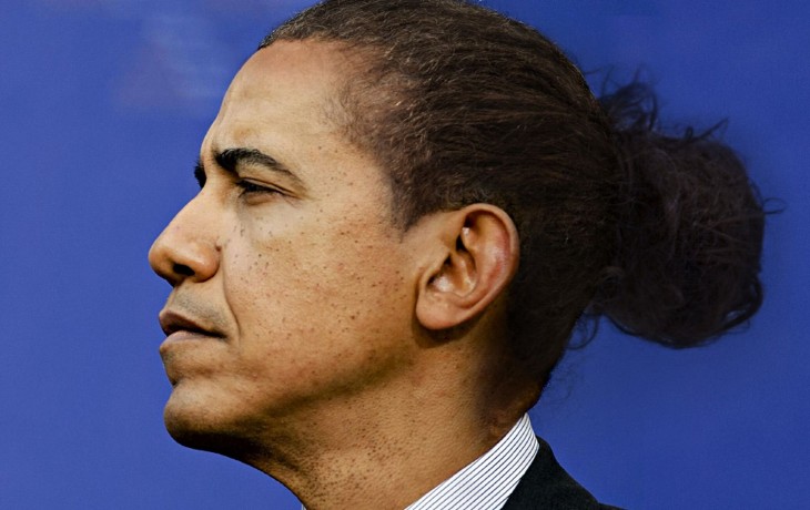 Barack Obama peinado hipster