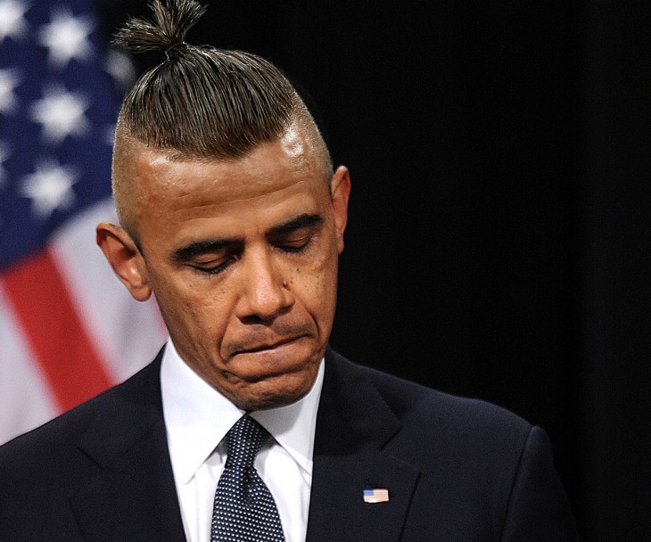 Barack Obama peinado hipster