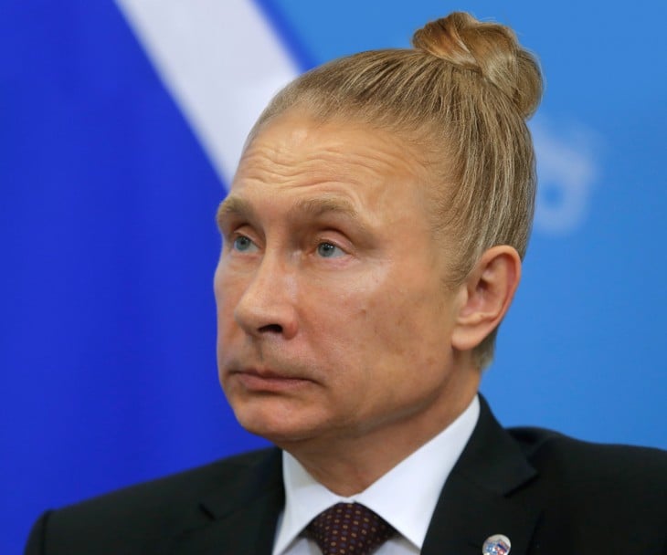 Vladimir Putin peinado hipster