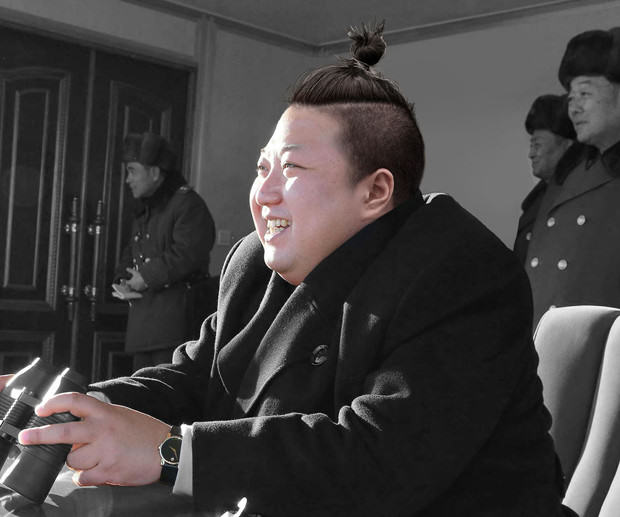 Kim Jong-un peinado hipster