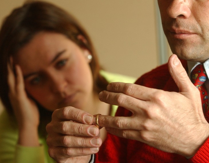 Pareja se divorcia