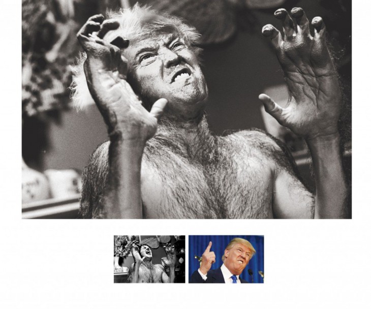 Donald Trump es hombre lobo