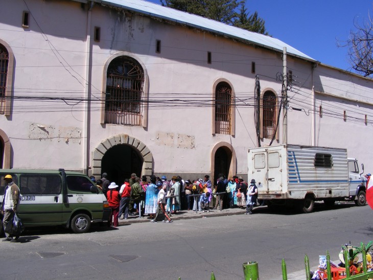 Entrada de la cárcel de San Pedro