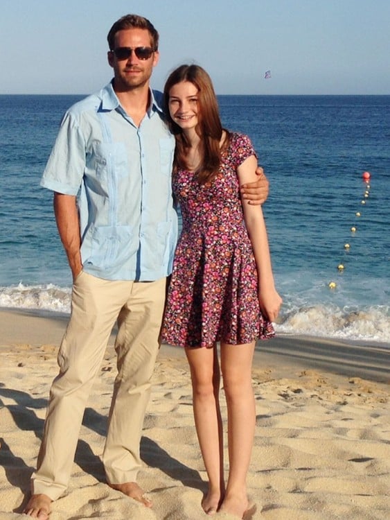 Paul Walker con su hija