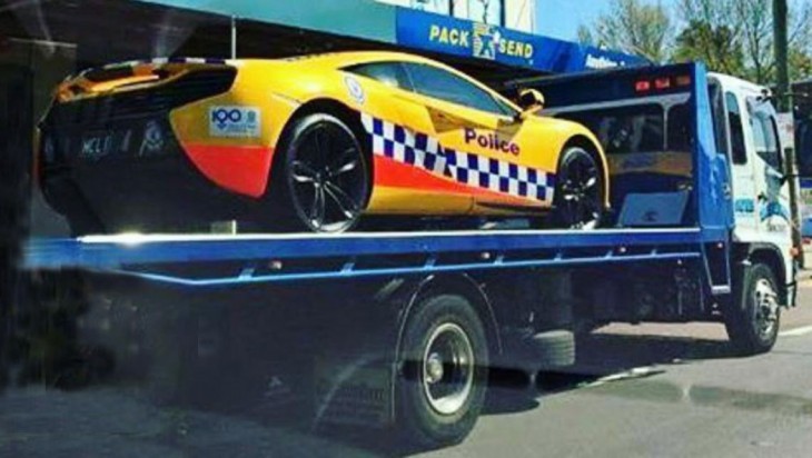 mclaren 650S policia australiana