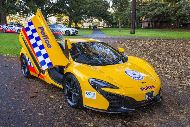 mclaren 650S policia australia new south wales