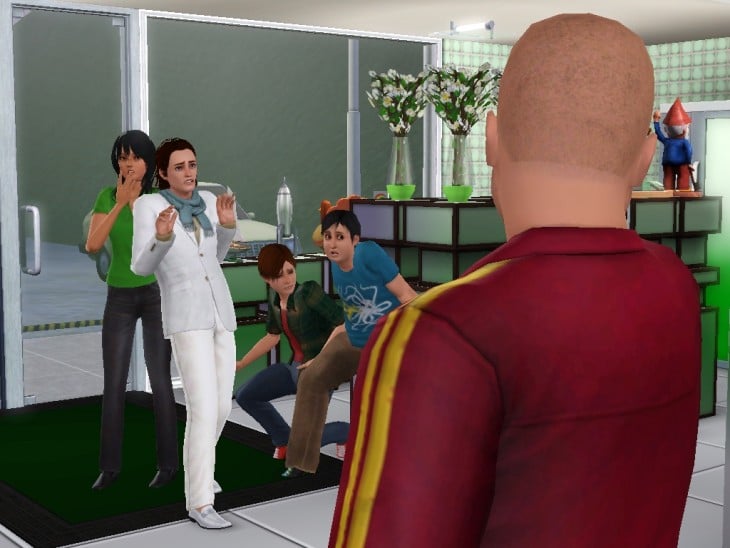 Escena de The Sims