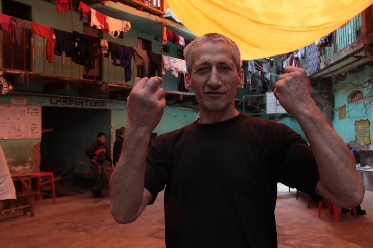 Hombre en la cárcel de San Pedro