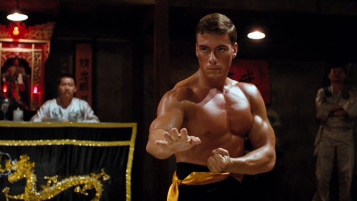 Jean- Claude Van Damme peleando