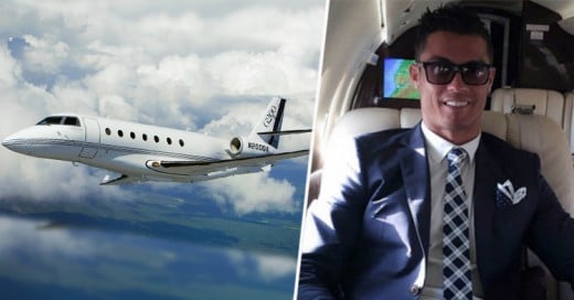 Cristiano Ronaldo se compra un Jet de ¡19 Millones de Euros!