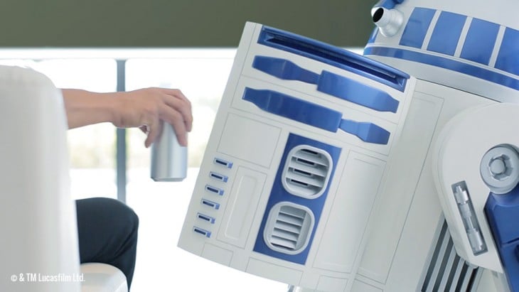 R2-D2 refrigerador movil escala 1:1