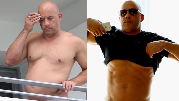 vin Diesel y los cambios en su cuerpo