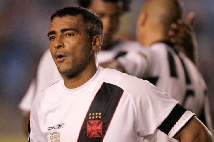 Romario con playera de Vasco da Gama