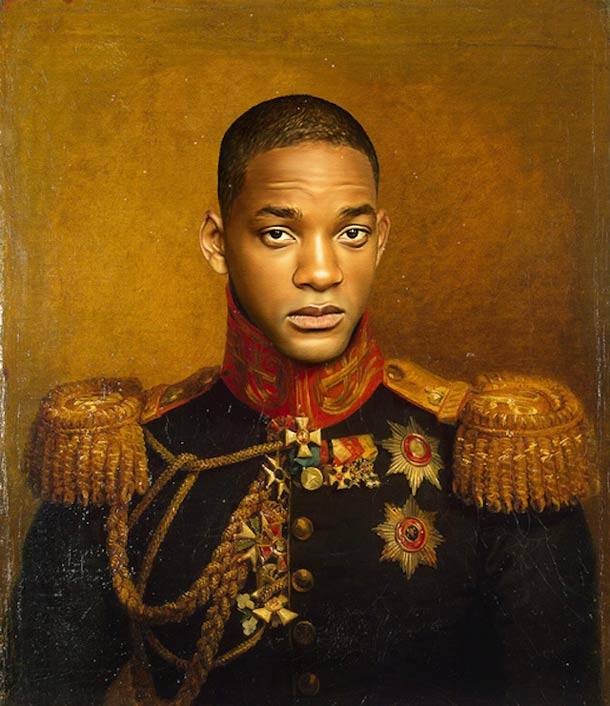 Will Smith retrato de general militar steve payne 