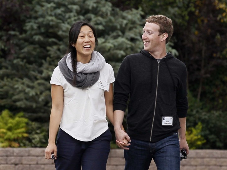 Mark Zuckerberg y Priscilla Chan